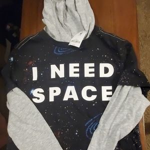 Kids Long Sleeve Tee with Hood